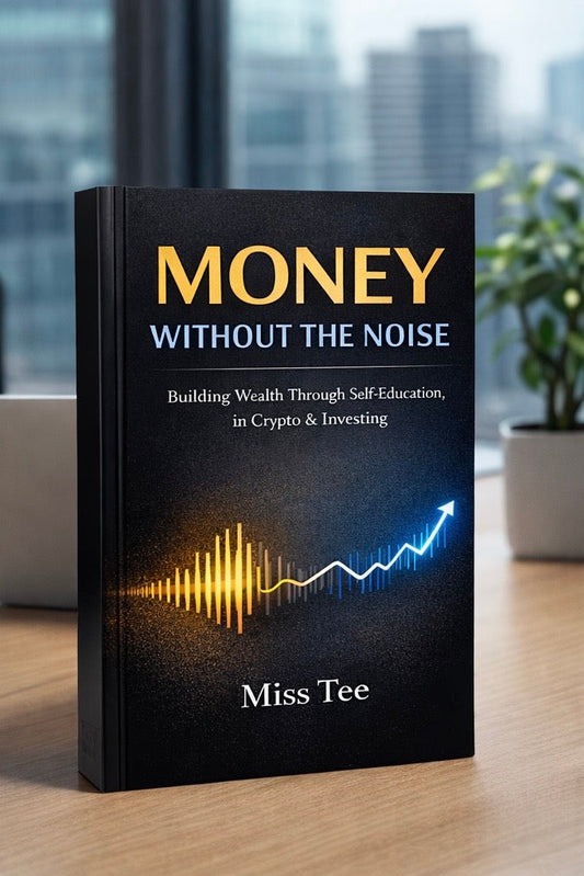 Cover of Money Without Noise book about financial freedom and quiet wealth for women and creatives