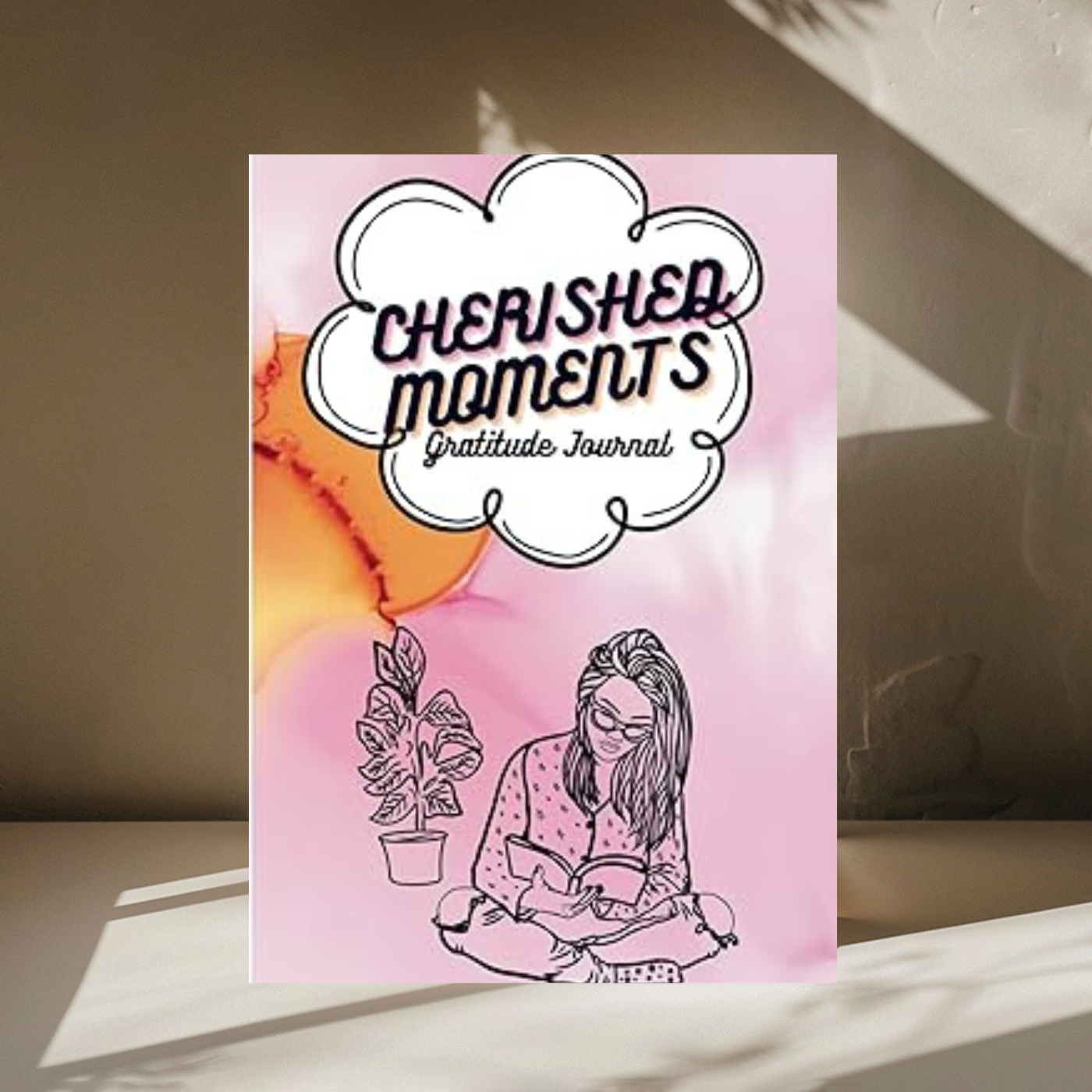 Cherished Moments Gratitude Journal for teens with prompts, affirmations, puzzles, and coloring pages promoting self-love and positivity